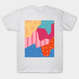 Crazy memphis pattern kawaii T-Shirt